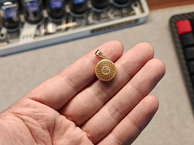 💞周大生黄金吊坠怎么样?