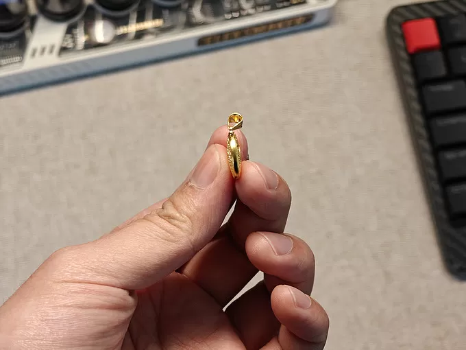 💞周大生黄金吊坠怎么样?