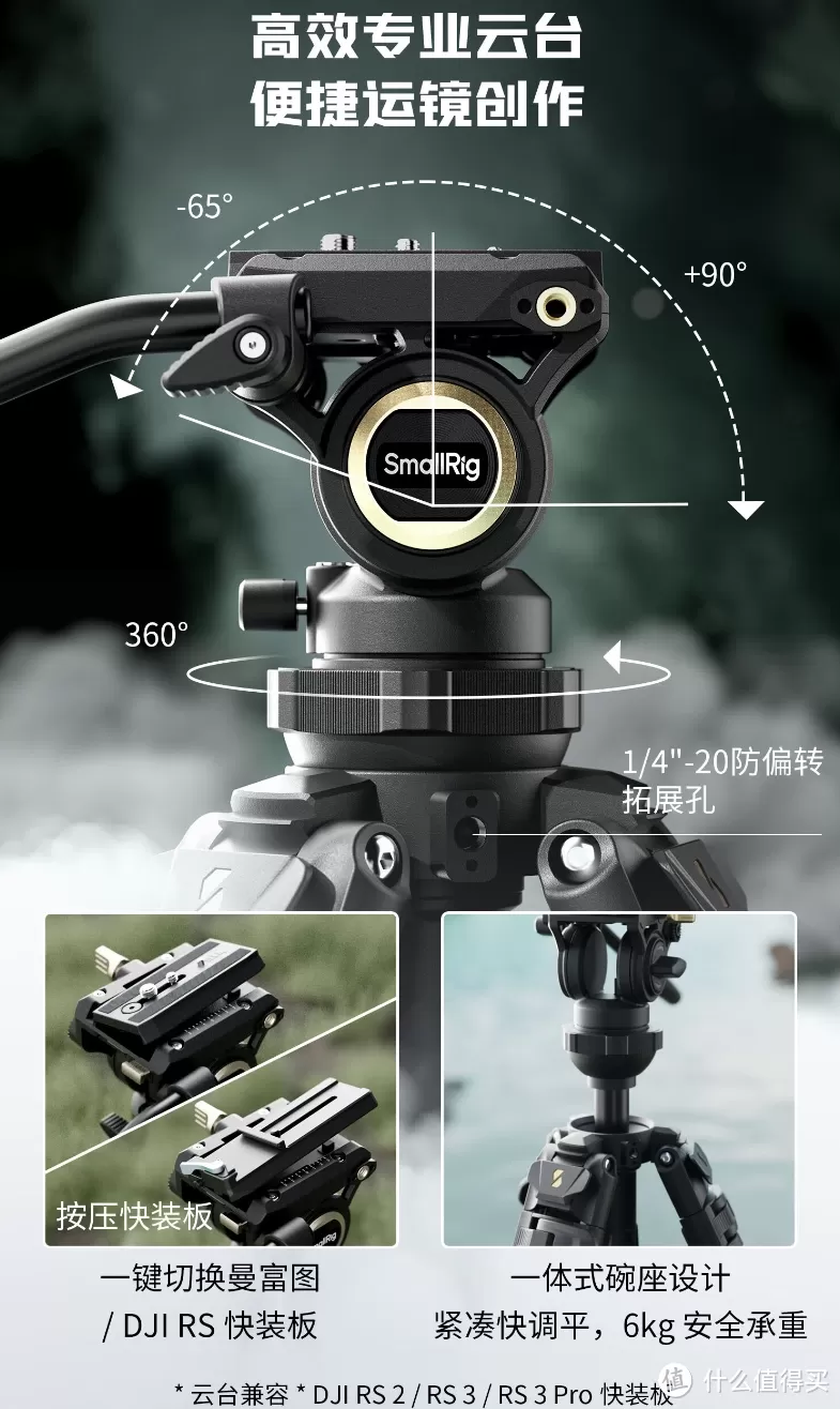 斯莫格发布 AD-50 Pro 便携摄像三脚架套装：轻盈 3.2 kg，折叠仅 68cm，定价 1999元1999元