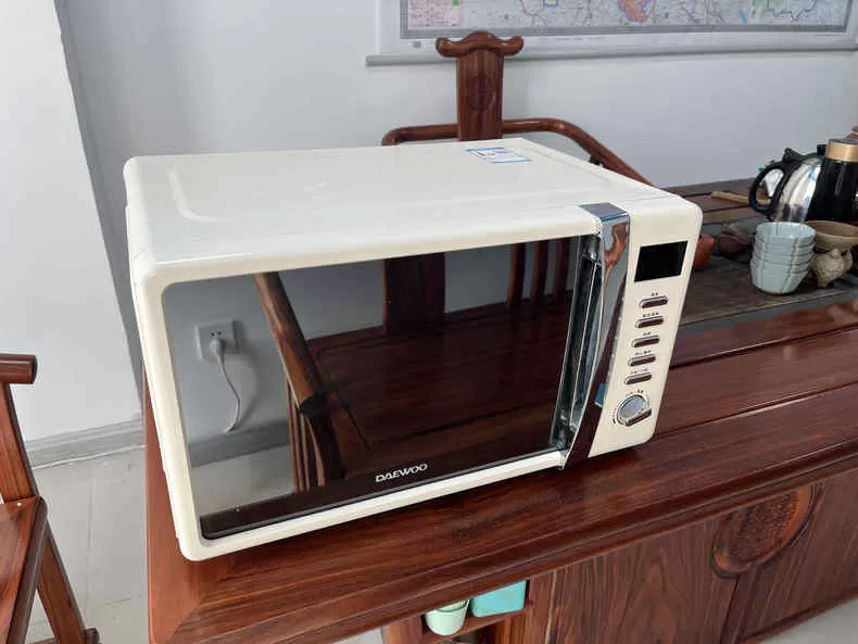 🔥韩国大宇机械迷你复古微波炉DY-WB04评测大宇微波炉怎么样?