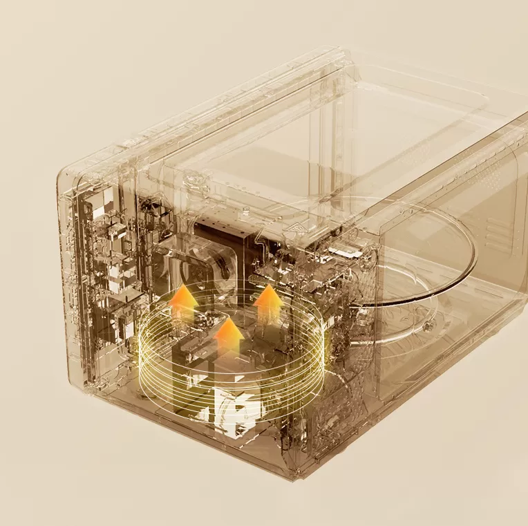 🔥韩国大宇机械迷你复古微波炉DY-WB04评测大宇微波炉怎么样?