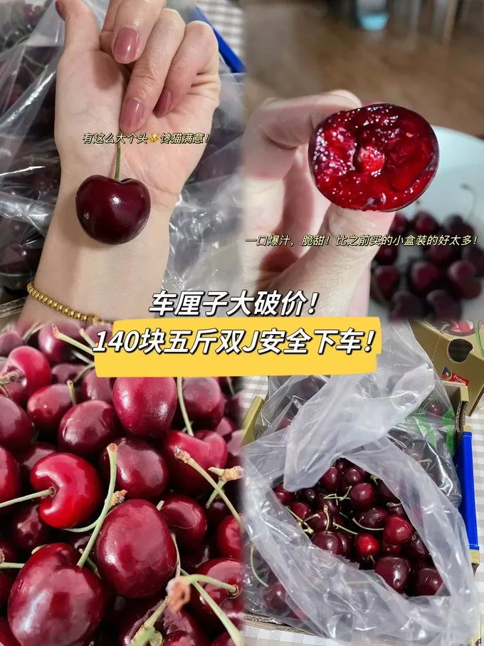 🤬车厘子大破价！不到140块五斤双J桑提娜安全下车！