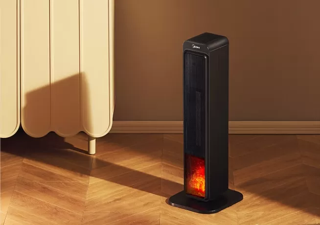 💢美的HFU20FRS火焰暖风机怎么样?评测:3D仿真火焰速热恒温