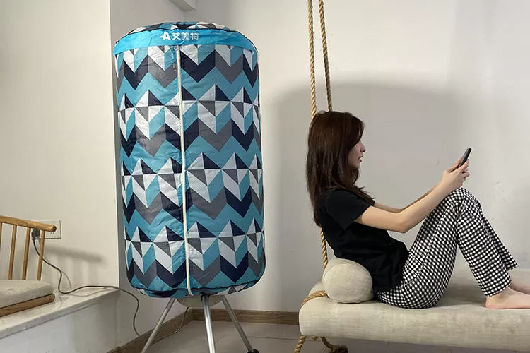 💝艾美特圆形烘干机可折叠干衣机HGY1002P评测艾美特烘干机怎么样?