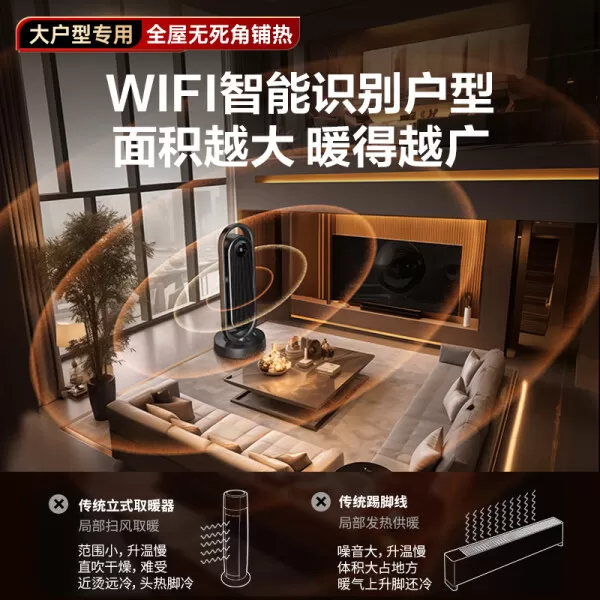 🏅锐舞LN1暖立方取暖器怎么样?评测:ECO省电WIFI智能石墨烯暖风机