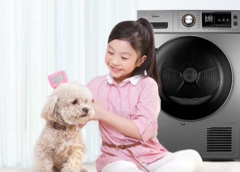 🔥美的热泵烘干机UV除菌滚筒干衣机MH90-H03Y评测美的烘干机怎么样?