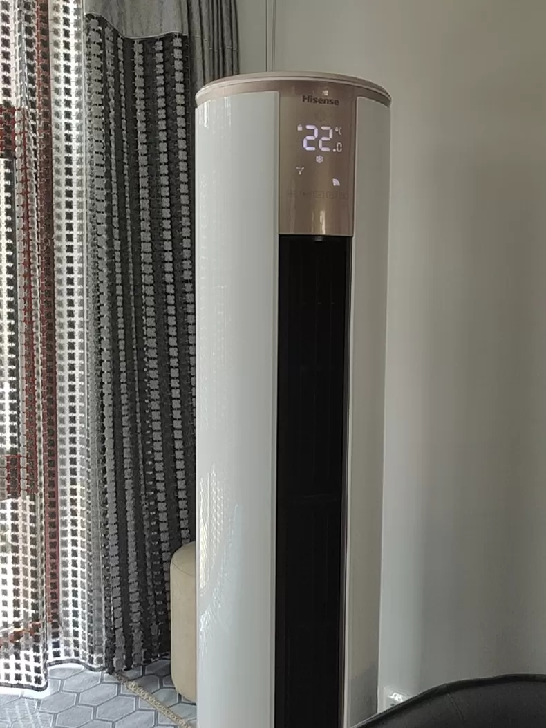 💖海信健康柔风立式空调3匹柜机KFR-72LW/E500-A1评测海信立式空调怎么样?