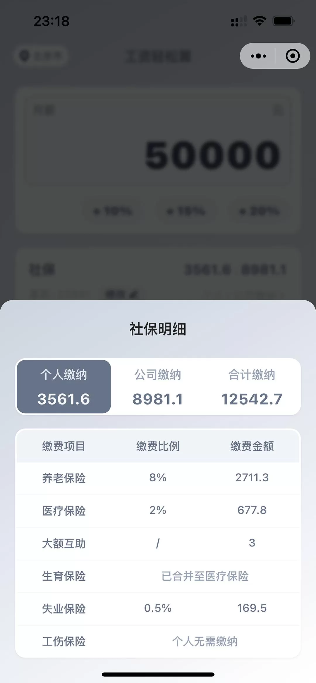 APP推荐：一个易用又美观的💞工资计算小程序