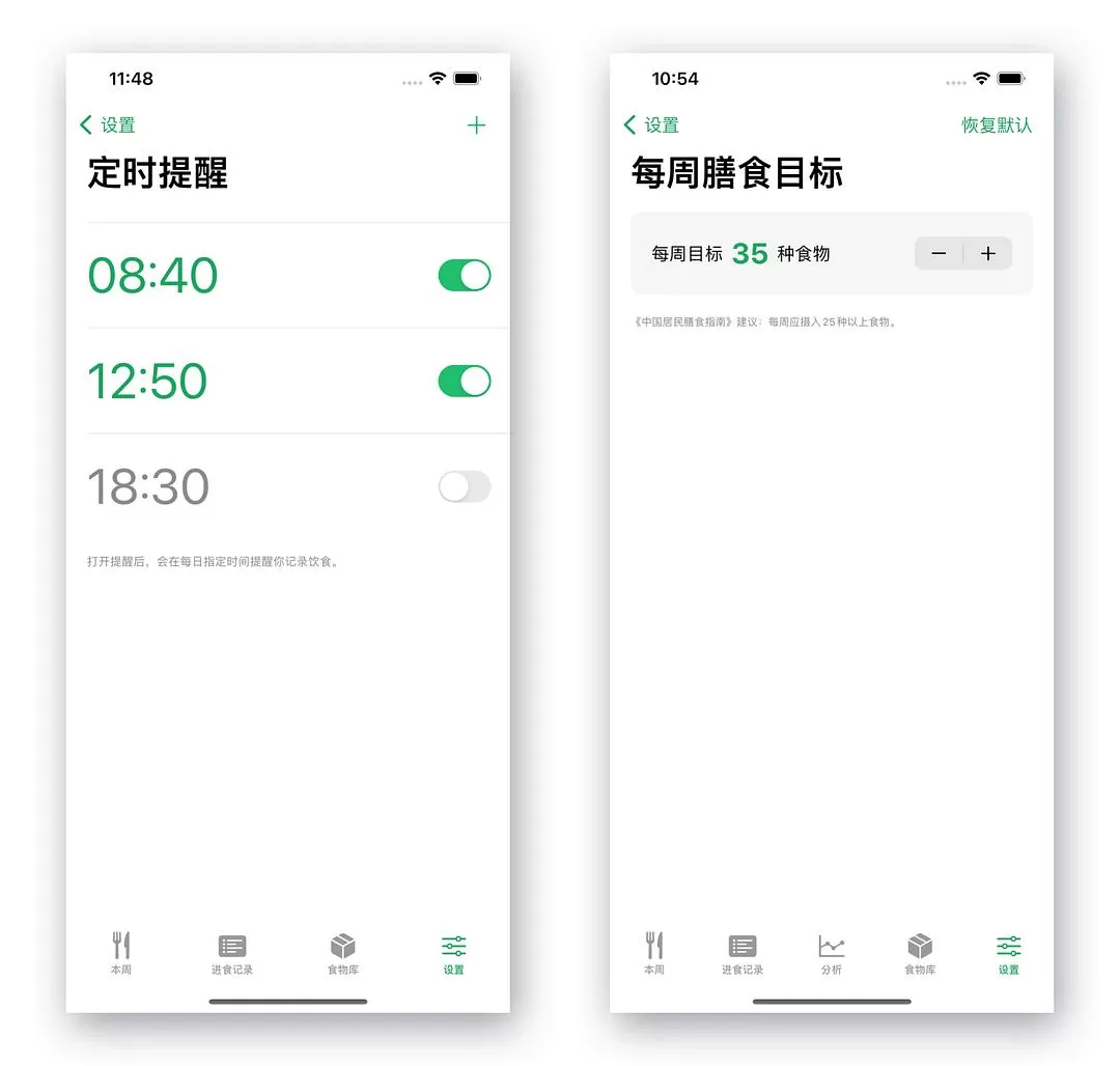 APP推荐🏅：[自荐]为了养成更健康的饮食习惯，我开发了这款App
