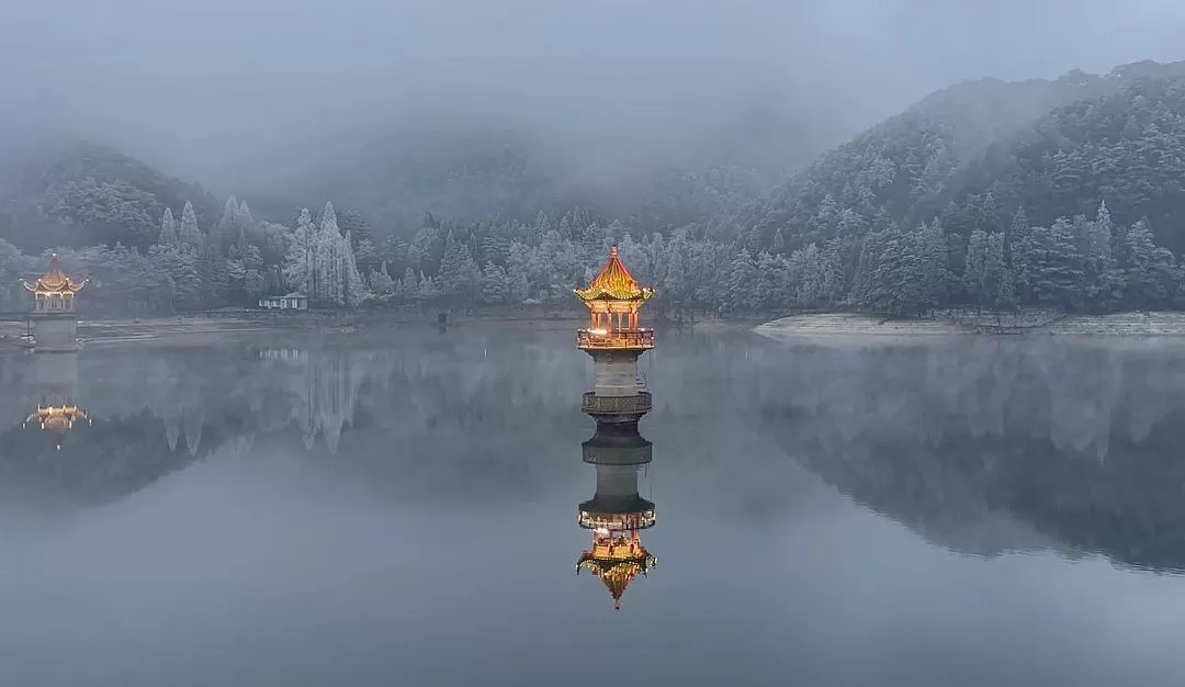 旅游推荐📢一人游：庐山雾凇云海记
