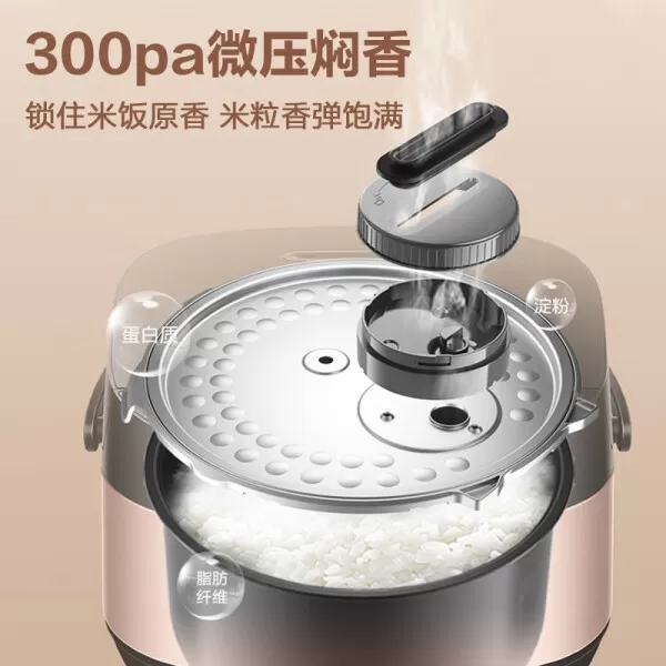 💓美的MB-FB50M205电饭煲怎么样?评测:无水焗金属机身立体温控