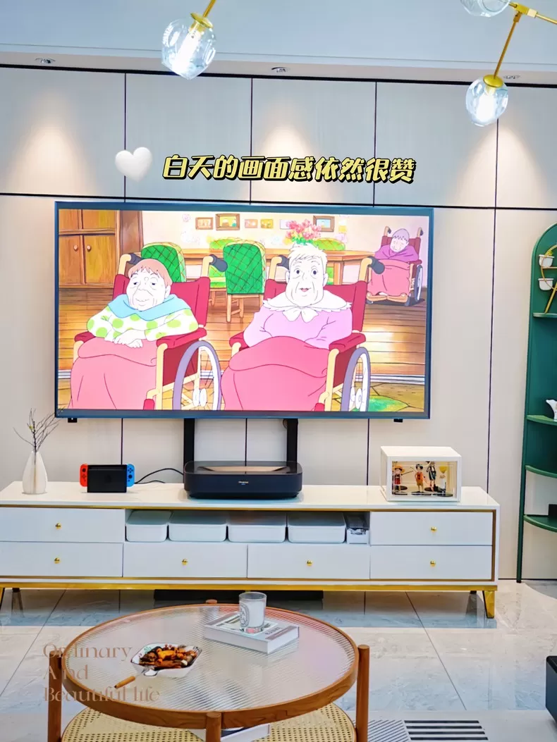 💓海信80寸4K高清超短焦激光电视80D9H评测海信激光电视怎么样?