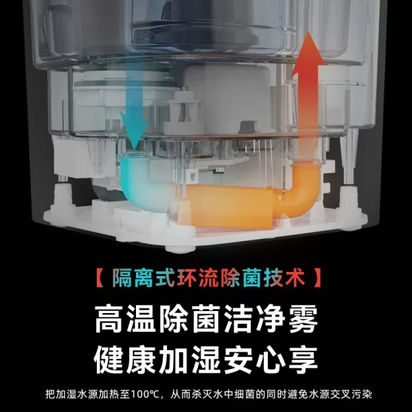 🥉小熊JSQ-C40N3加湿器怎么样?评测:高温除菌负离子净化