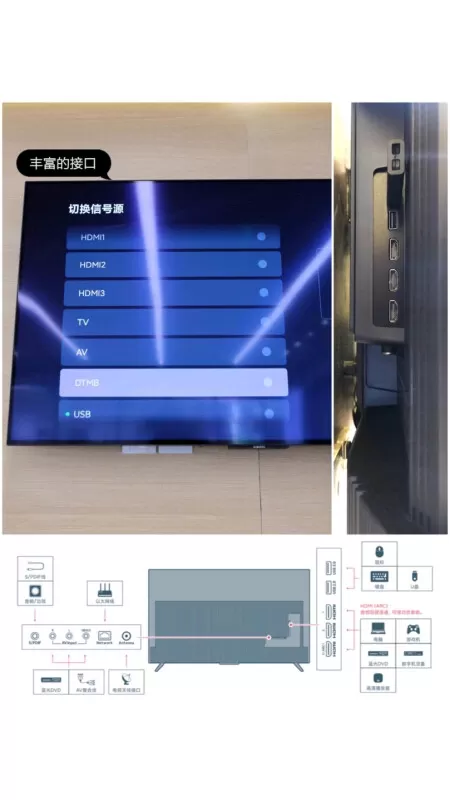 💢小米电视6运动补偿OLED平板电视65寸评测小米液晶电视怎么样?