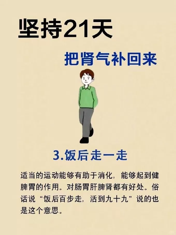 🏆坚持21天把肾气补回来！