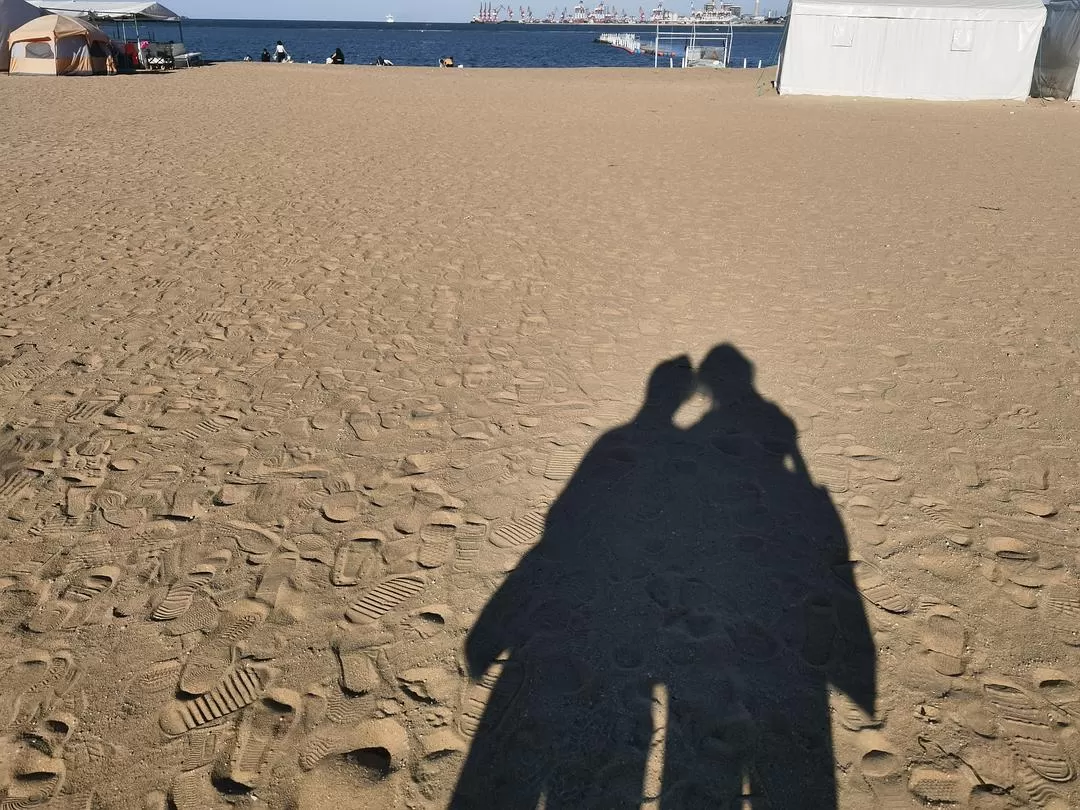 旅游推荐💞两人游：妈妈从没见过蓝色的大海，所以我带她来了威海和烟台