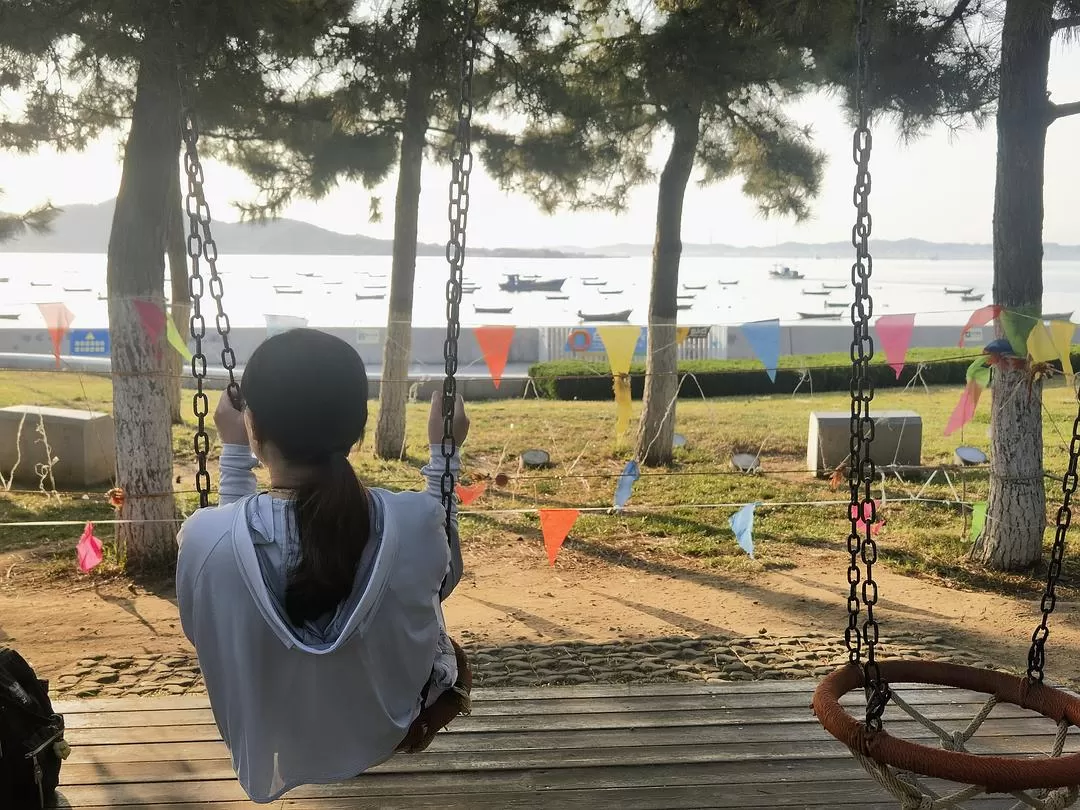 旅游推荐💞两人游：妈妈从没见过蓝色的大海，所以我带她来了威海和烟台