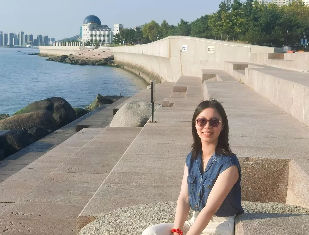 旅游推荐💞两人游：妈妈从没见过蓝色的大海，所以我带她来了威海和烟台