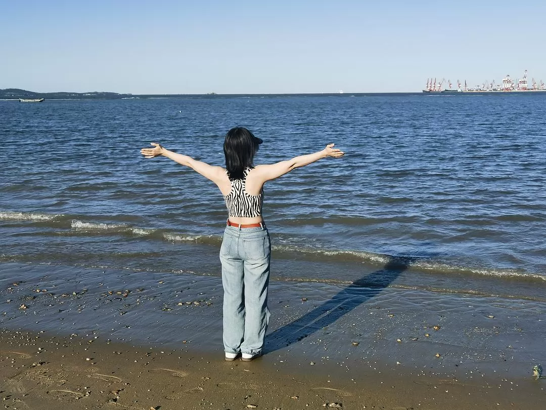 旅游推荐💞两人游：妈妈从没见过蓝色的大海，所以我带她来了威海和烟台