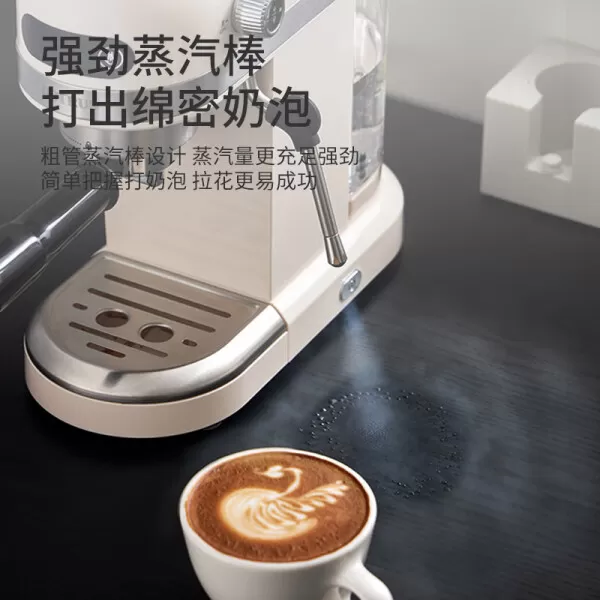 🤬柏翠PE3366小白醒醒咖啡机怎么样?评测:小型打奶泡意式半自动咖啡机