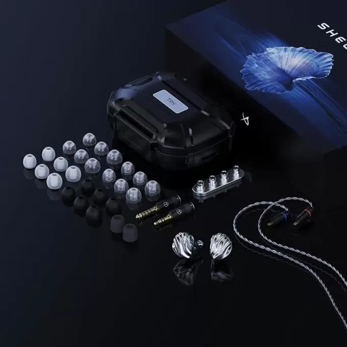 ⚡TRN贝壳耳机颜值和音质超棒！