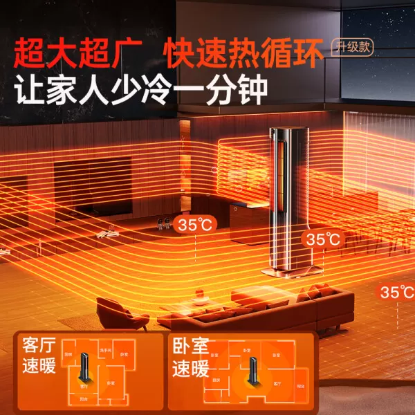 💗锐舞LN3暖风机怎么样?评测:冷暖两用石墨烯加湿取暖器