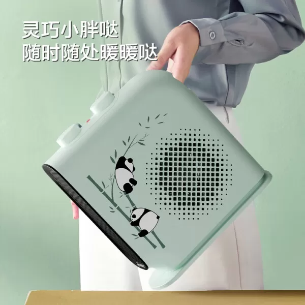 ⭐艾美特HP20-K49暖风机怎么样?评测:冷暖三档立卧两用桌面取暖器