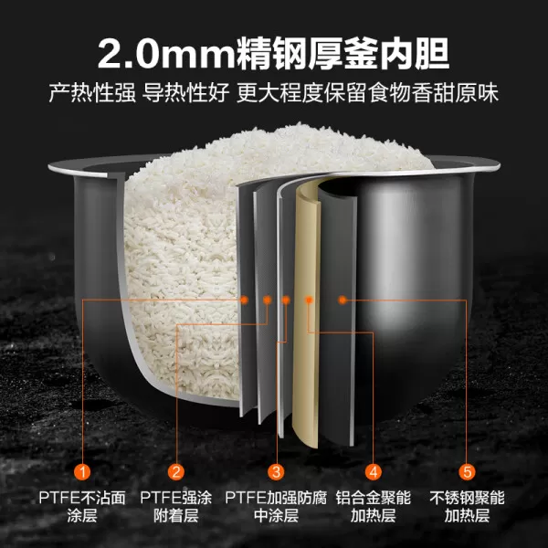 💝美的MB-FB30Power503电饭煲怎么样?评测:IH加热智能操控