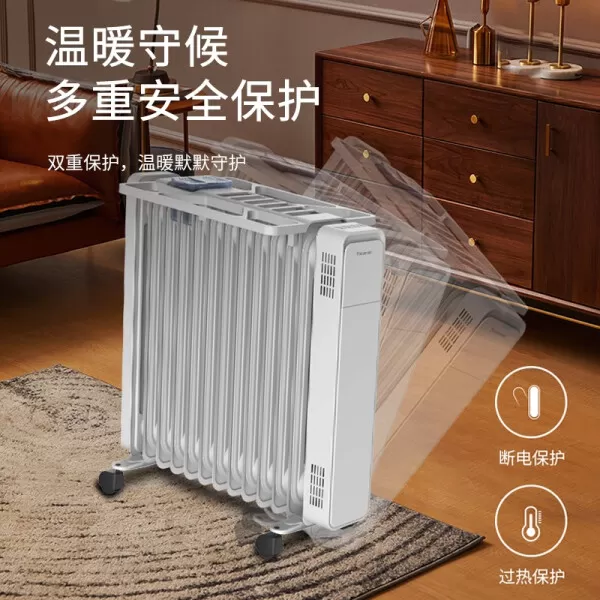 📢松下DS-DK2233CW电油汀怎么样?评测:13片2档极简机身