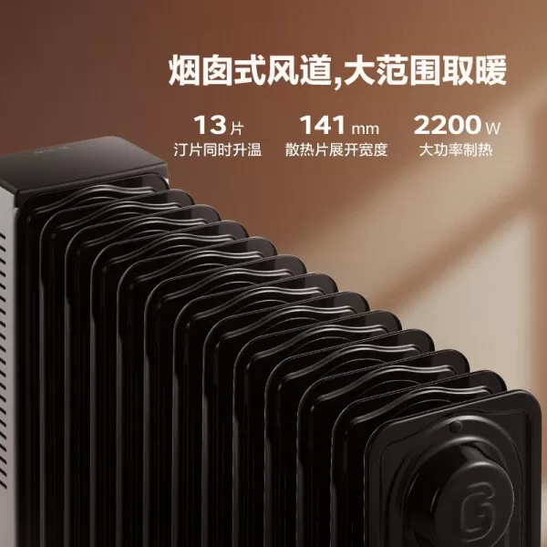 💗格力NDY22-J6022B电油汀怎么样?评测:13片加湿恒温APP智控