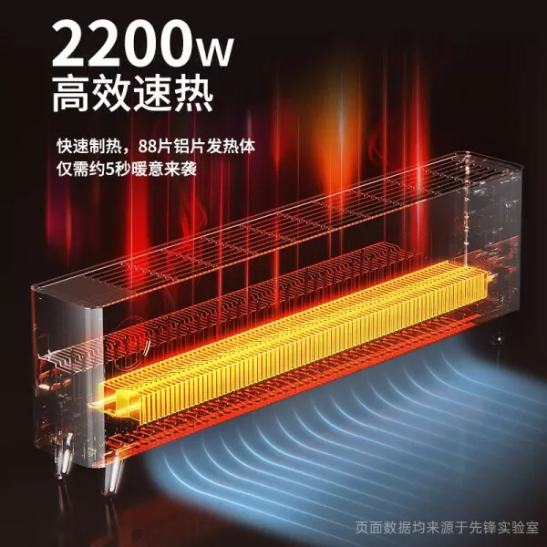 💥先锋DTJ-T18R踢脚线取暖器怎么样?评测:语音遥控4级防水