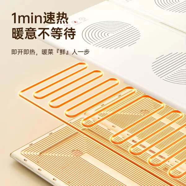 💓七彩叮当QC-NCB01-3A暖菜板怎么样?评测:可折叠七彩叮当暖菜板