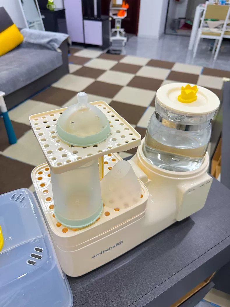 💓摇贝奶瓶消毒器二合一婴儿调奶器YBSHY-01评测摇贝调奶器怎么样?
