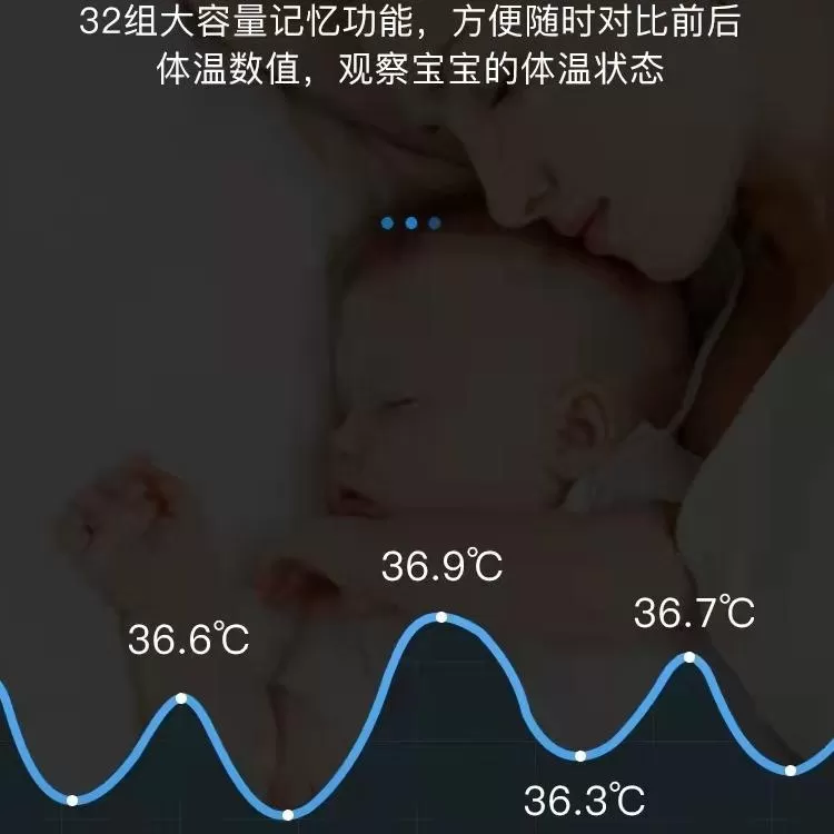 🤬一键精准测温家测宝家用额温枪