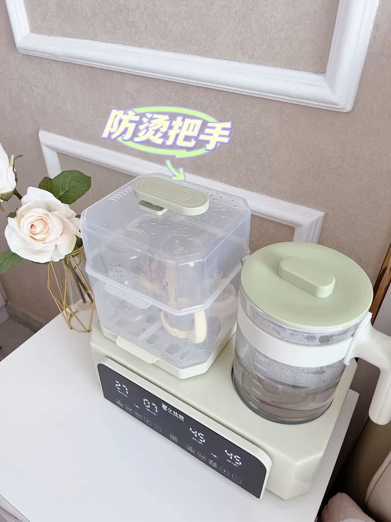 💓小壮熊奶瓶消毒器辅食调奶器KH-8869评测小壮熊调奶器怎么样?