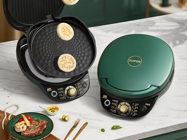 ⭐苏泊尔电饼铛怎么样?苏泊尔蓬蓬脆蒸汽煎烤机JD30RQ855评测