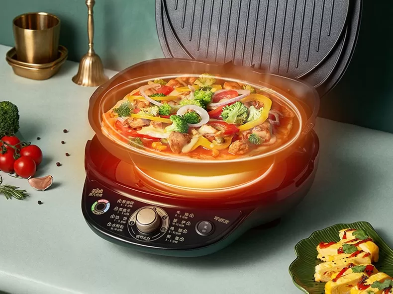 ⭐苏泊尔电饼铛怎么样?苏泊尔蓬蓬脆蒸汽煎烤机JD30RQ855评测