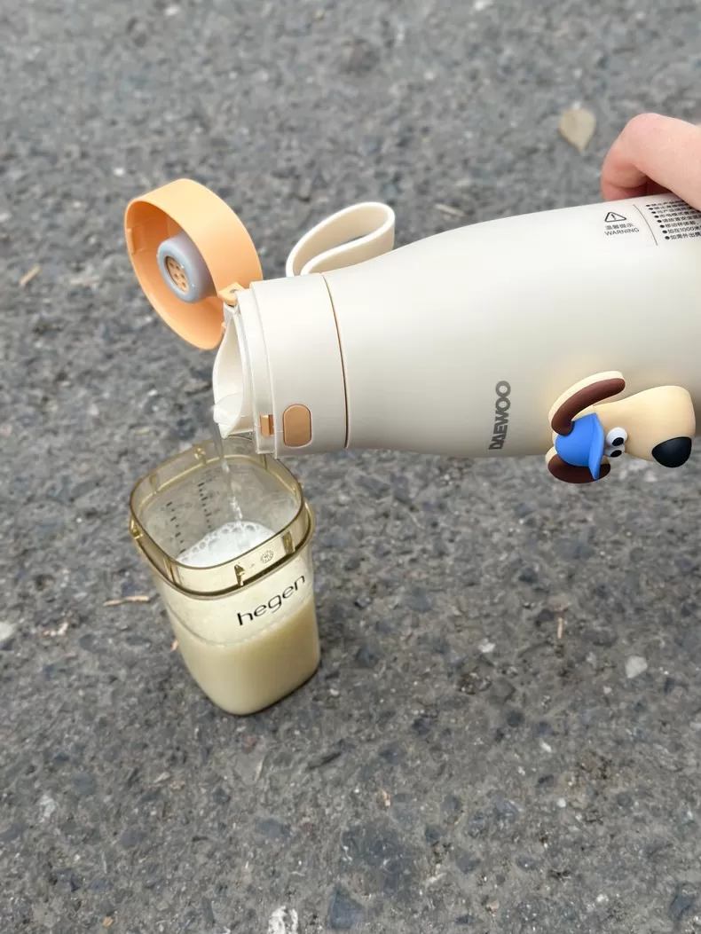 💥大宇无线便携式调奶器恒温杯DY-TN17评测大宇调奶器怎么样?