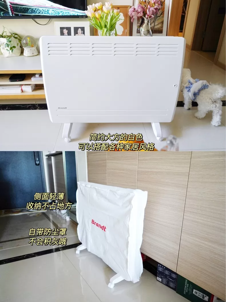 🉑Brandt白朗N22智能变频取暖器评测白朗取暖器怎么样?