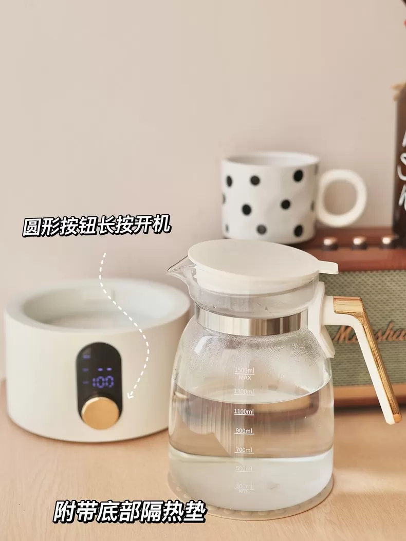 💝小壮熊恒温热水壶调奶器KH-1809评测小壮熊调奶器怎么样?