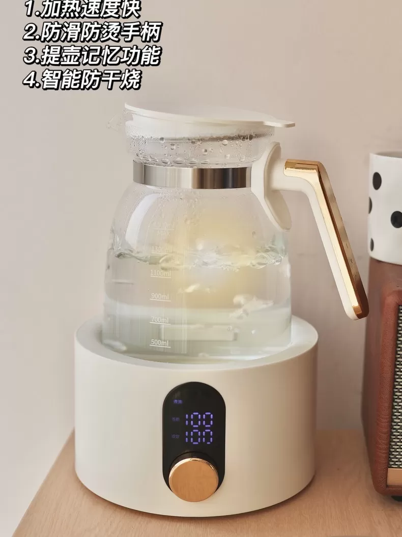 💝小壮熊恒温热水壶调奶器KH-1809评测小壮熊调奶器怎么样?