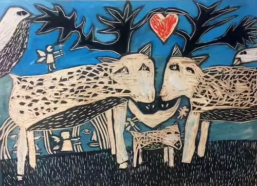 💥内蒙古经济发展史绘画作品图片大全高清