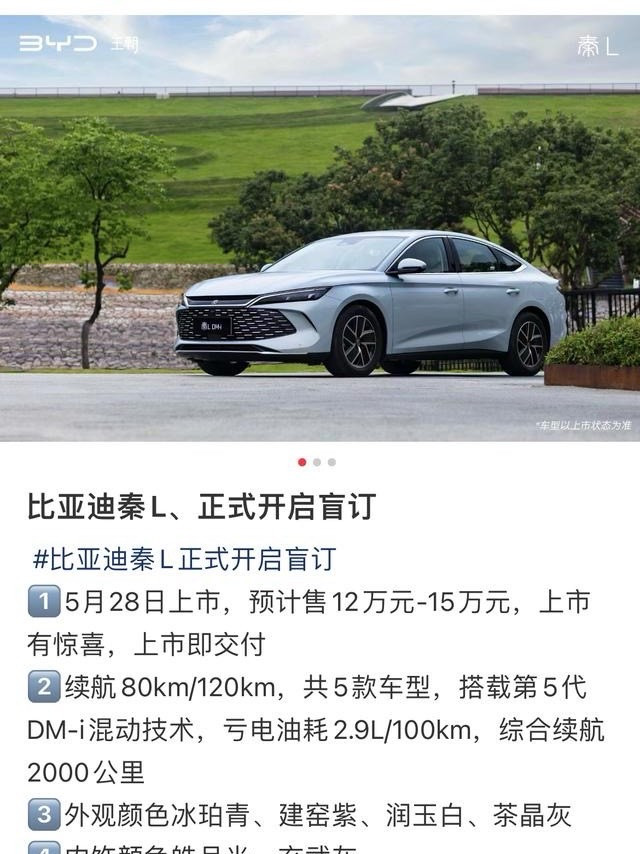 比亚迪新能源车