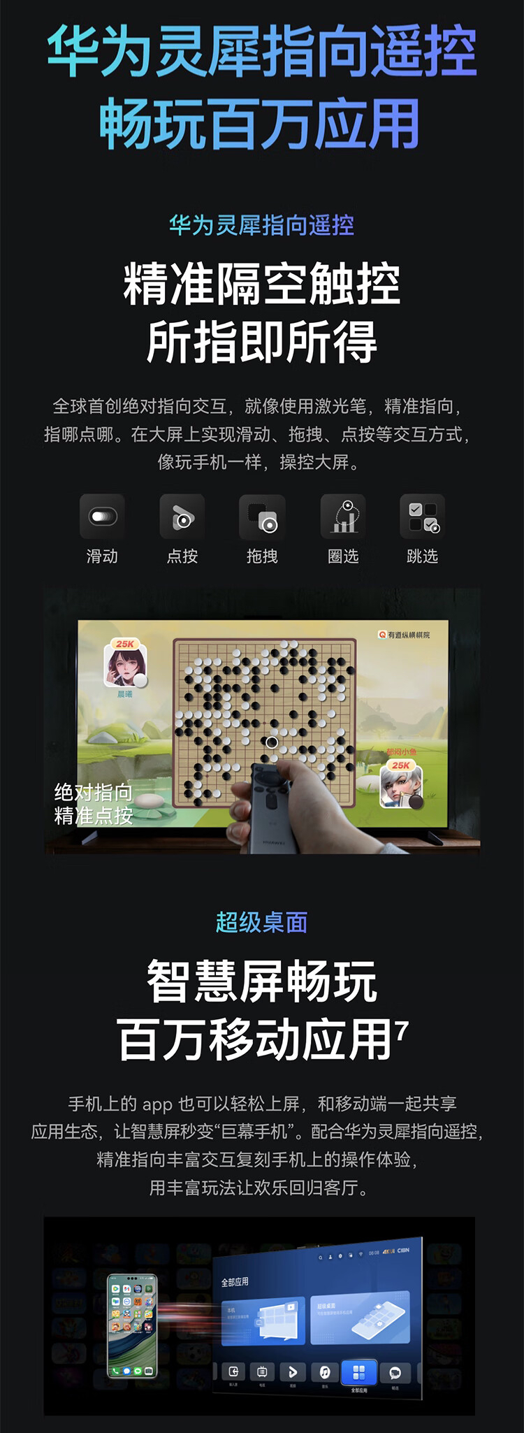 华为智慧屏S5 Pro发售:灵犀指向遥控、4K超级投屏,6499元起