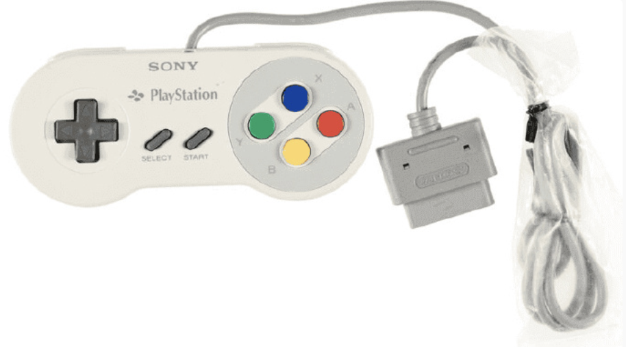 任天堂索尼合作初代PlayStation原型游戏机手柄3.5万美元拍出