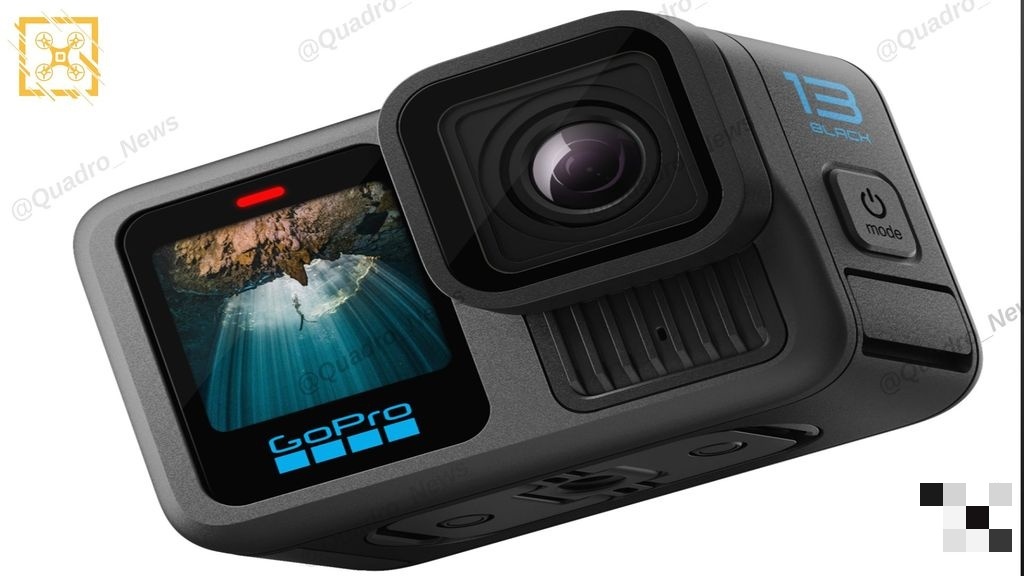 GoPro Hero 13 Black运动相机曝光：1900mAh电池、多款新Lens Mod配件