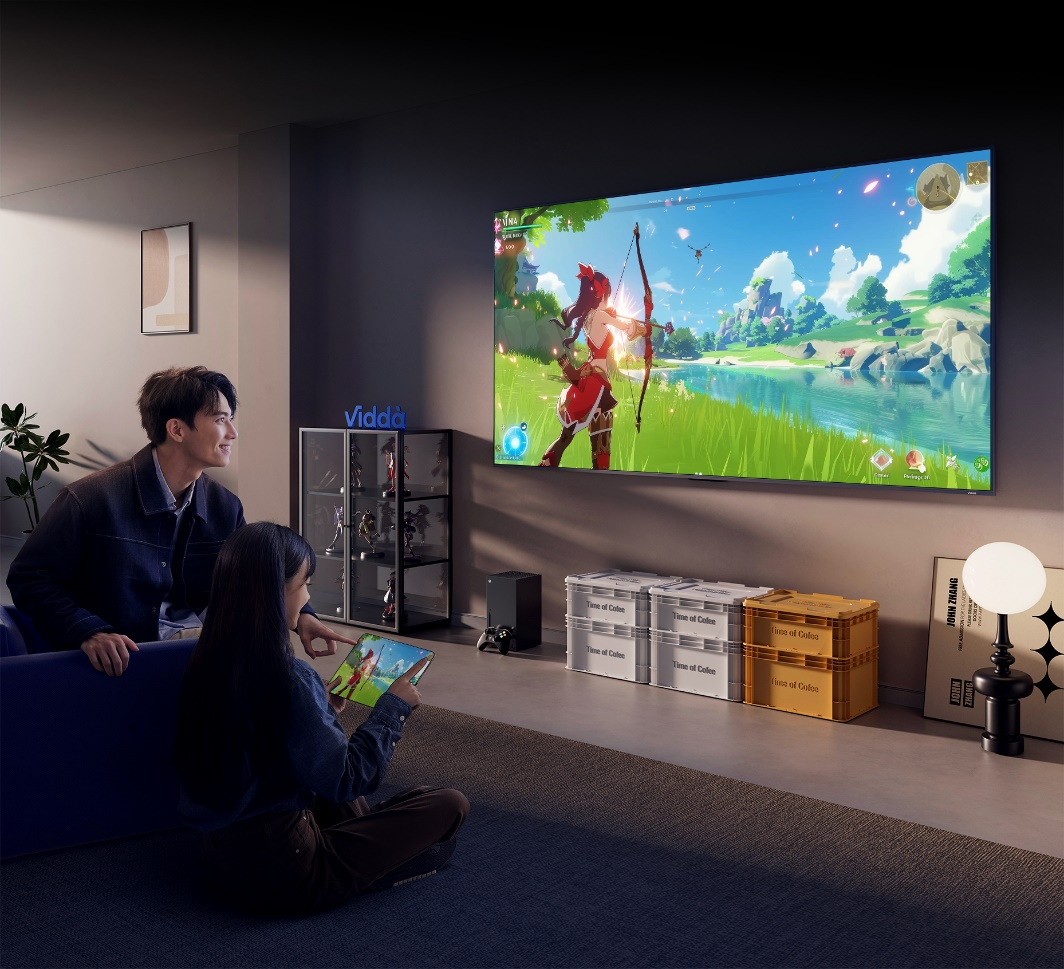 AI人工智能+三色激光技术：Vidda发布2024旗舰电视、投影新品